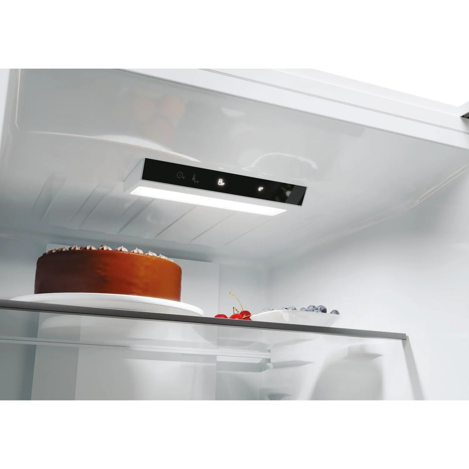 Frigorífico combinado Candy CNCQ2T618EW, No Frost, 185 cm, 355 L, 4 cajones, energéticamente eficiente - Blanco