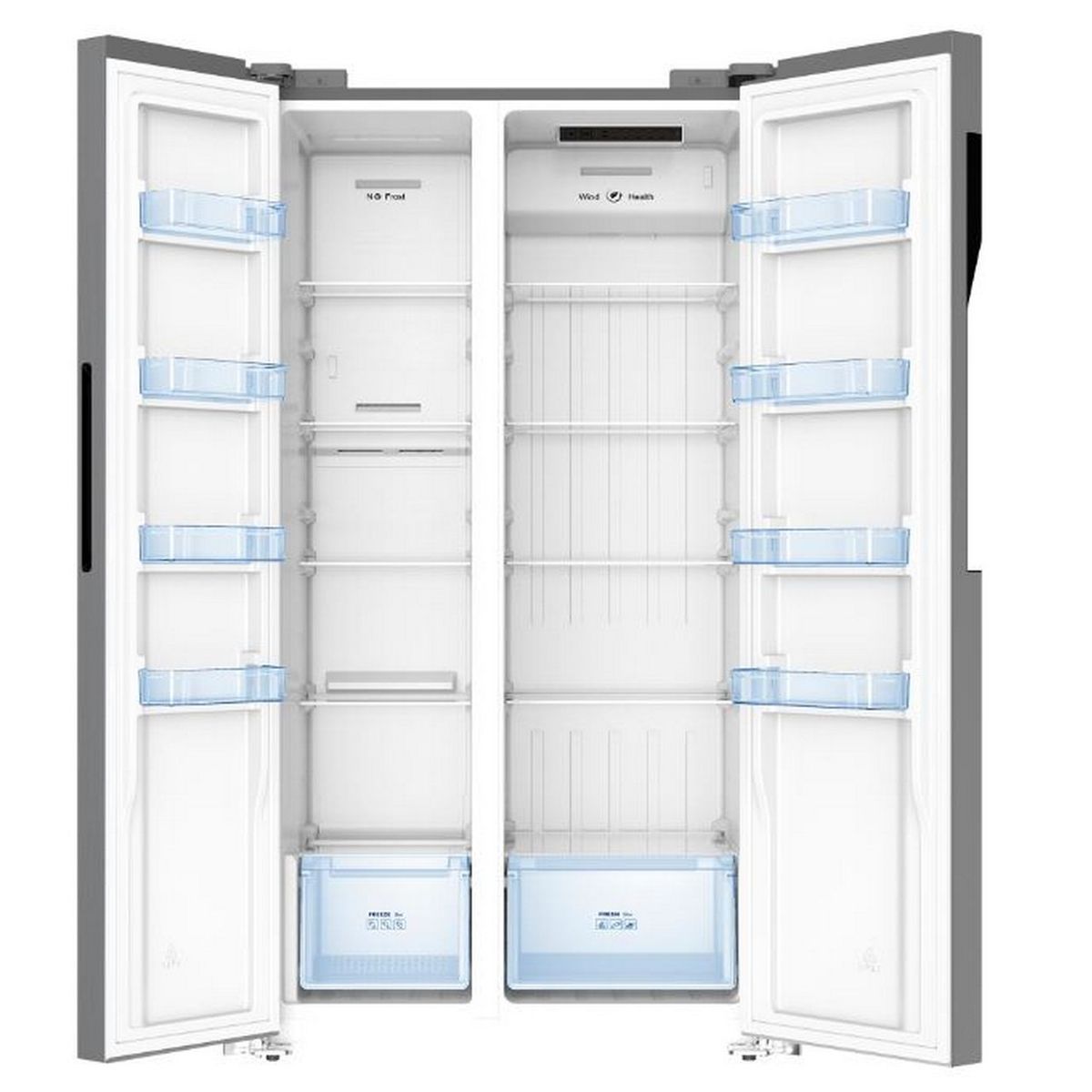 Frigorifico Americano Infiniton Sbs-456a78xel, 410 L, 177 Cm, Ancho De 83 Cm, Total No Frost, E, Inox