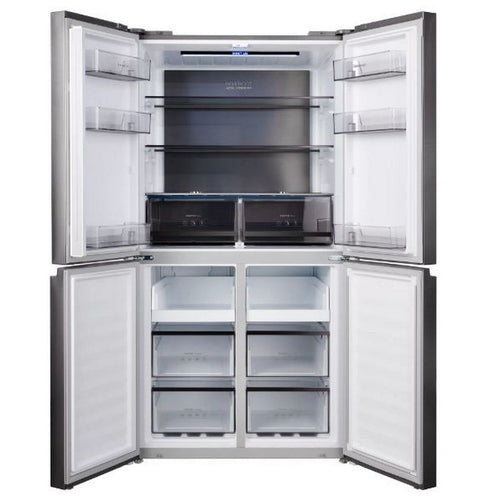 Frigorifico Americano Infiniton Amcb-601cd78neg, 601 L, 177 Cm, No Frost Total, Inverter, E, Crystal Black